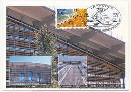 FRANCE - 2 C. Max. 0,46e/3,00F Vacances TGV - Gare D'Aix/ Viaduc De Ventabren - Obl Illustrée AIX EN PROVENCE 10/06/2001 - 2000-2009
