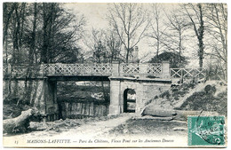 78600 MAISONS-LAFFITTE - Parc Du Château, Vieux Pont Sur Les Anciennes Douves - Maisons-Laffitte