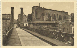 GAILLAC (Tarn) L' Abbaye St Michel Et Le Pont Suspendu RV - Gaillac