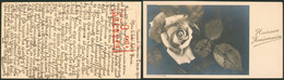 Guerre 40-45 - CP (fleur) Daté De Saint-Servais (1940) > Stalag XVIIB + Censure - Lettres