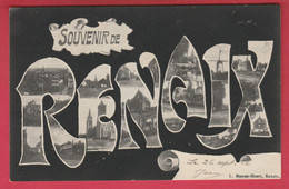 Ronse / Renaix - Souvenir De ... - Postkaart Multiviews - 1912 ( Verso Zien ) - Renaix - Ronse