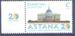 2018. Kazakhstan. 20y Of New Capital Astana, 1v, Mint/** - Kasachstan