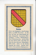 Abdulla Deutsche Städtewappen Baden      Von 1928 - Verzamelingen & Kavels