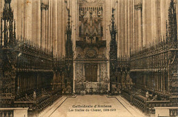 Amiens * Les Orgues * Thème Orgue Organ Orgel Organist Organiste * Intérieur Cathédrale Et Stalles Du Choeur - Amiens