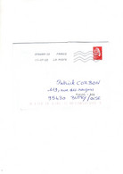 France Lettre 2022 1 Timbre - Storia Postale