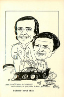24H Du Mans * CP Illustrateur Série N°2 * Circuit Automobiles * Course Voitures Pilotes Automobile 24 Heures * 1980 - Le Mans