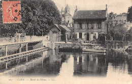 Caen       14          Bords De L'Orne   LL 163  - Pli -       (voir Scan) - Caen