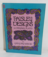 I107286 Gregory Mirow - Paisley Designs - 44 Original Plates - Dover - Belle-Arti