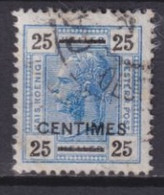 AUTRICHE : BUREAUX EN CRETE - 1905 - YVERT N°10 OBLITERE (LIGNES OBLIQUES) - COTE = 130 EUR. - Levant Autrichien