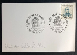 ITALY,  « FIGLINE VALDARNO (FI) », « 3ª Mostra Filatelica  »,« Special Commemorative Postmark », 1972 - Lotti E Collezioni