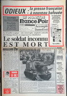 Le Monstre - France Poir 11 Juillet 1986 - Numéro 9 - Purée Presse - France Purin - Humour