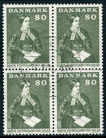 DENMARK 1971 Centenary Of Women's Rights Organisation Block Of 4 Used   Michel 507 - Used Stamps