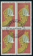 DENMARK 1970 Tercentenary Of Marine Museum Block Of 4 Used   Michel 496 - Gebruikt