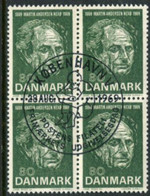 DENMARK 1969 Nexø Birth Centenary Block Of 4 Used   Michel 482 - Usado