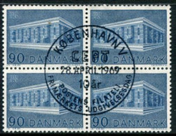 DENMARK 1969 Europa Block Of 4 Used   Michel 479 - Usado