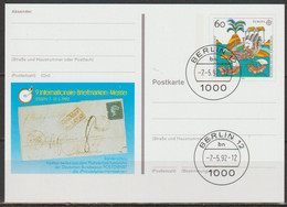 BRD Ganzsache1992 PSo27 Messe Essen Ersttagsstempel 7.5.92 Berlin  (d787)günstige Versandkosten - Postkarten - Gebraucht