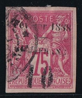 Guyane N°9d - Variété Chiffres Espacés  - Oblitéré - TB - Usati