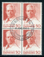 DENMARK 1965 Nielsen Birth Centenary Block Of 4 Used   Michel 432x - Usati