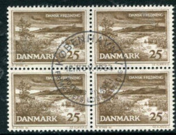 DENMARK 1964 Nature And Monument Protection Block Of 4 Used   Michel 425x - Usado