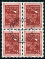 DENMARK 1964 Folk Schools Block Of 4 Used   Michel 420x - Used Stamps