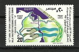 Egypt - 1997 - ( Liberation Of Sinai, 15th Anniv. ) - MNH (**) - Nuovi