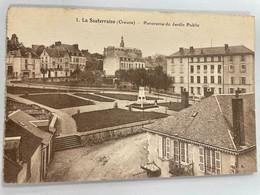 Delcampe - CPA - 23 - LA SOUTERRAINE - Panorama Du Jardin Public - La Souterraine