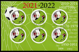 ITALIA 2022 Foglietto Milan Campione D'Italia Usato - 2021-...: Gebraucht