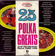 * LP *  25 POLKA GREATS - VARIOUS - Instrumental