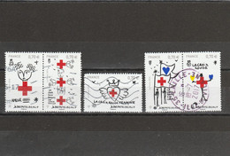 FRANCE 2016 ISSU BLOC CROIX ROUGE JC DE CASTELBAJAC YT 5106 A 5110 - OBLITERE (note) - Used Stamps
