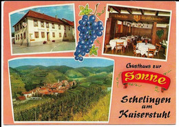 SCHELINGEN / Kaiserstuhl Gasthaus Zur Sonne Ed. Werner, Cpm - Schelklingen