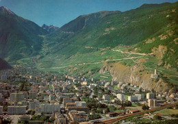Delcampe - MARTIGNY      ( SUISSE )       LA VILLE , LA TOUR DE LA BATIAZ ET LE COL DE LA FORCLAZ  ( VALAIS ) - Martigny