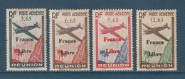 ⭐ Réunion - YT PA N° 24 à 27 * - Poste Aérienne - Neuf Avec Charnière - 1943 ⭐ - Airmail