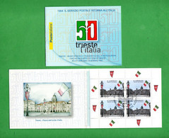 Italia ° - 2004 - LIBRETTO RESTITUZIONE DI TRIESTE All'ITALIA. Unif. L-24. Annullo 1° Giorno TRIESTE. - Booklets