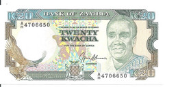 ZAMBIE 20 KWACHA ND1989-91 UNC P 32 B - Zambia