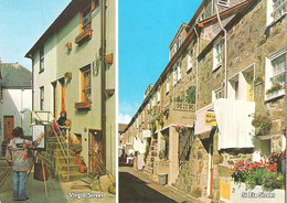 VIRGIN STREET AND ST. EIA STREET, ST. IVES, CORNWALL, ENGLAND. USED POSTCARD   Lg7 - St.Ives