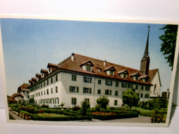 Kloster Frauenthal. Schweiz. Alte Ansichtskarte / Postkarte Farbig, Ungel. Alter O. A. Gebäudeansicht Mit Gart - Thal