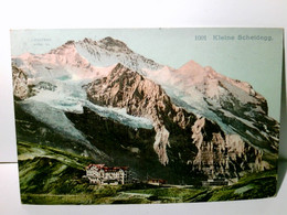 Kleine Scheidegg. Schweiz. Alte Ansichtskarte Farbig, Gel. 1912. Panoramablick über Gebäude U. Umland, Gebirgs - Egg