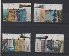 ISRAEL  N°  1170/1173 **  -  CENTENAIRE DE LA VOIE FERREE - TRAINS - Neufs (sans Tabs)