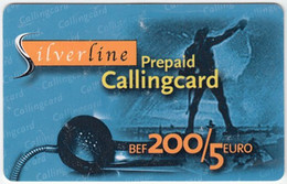 BELGIUM A-965 Prepaid SilverLine - Used - [2] Prepaid & Refill Cards