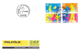 LUXEMBOURG - BRIEFMARKENMESSE KOBLENZ 24-25/03/07 Mi #1730-1733HB / ZL 344 - Lettres & Documents