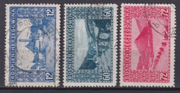 BOSNIE HERZEGOVINE - 1912 - SERIE COMPLETE YVERT N°61/63 OBLITERES - COTE = 45 EUR. - Bosnien-Herzegowina