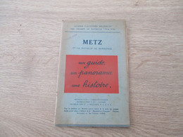 GUIDE ILLUSTRE MICHELIN CHAMPS DE BATAILLE ( 1914-18 ) 57 METZ BATAILLE DE MORHANGE - Michelin (guide)