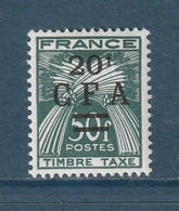 Réunion - Taxe - YT N° 43 * - Neuf Avec Charnière - 1949 à 1950 - Timbres-taxe