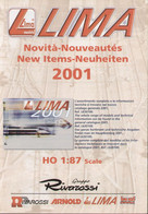 Catalogue LIMA 2001 Novità HO 1/87 - Gruppo Rivarossi - Arnold Jouef - En Italien, Français, Anglais Et Allemand - Frans