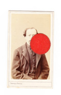 Photo Sur Carton ( Pt Modèle) De Jules BRIXHE, Liège , Docteur En Médecine époux De C. Demonceau +/- 1850  B310 ) - Identifizierten Personen