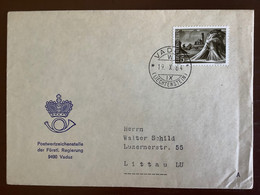 Liechtenstein 1964 Enveloppe Lettre Cover FL Belege - Lettres & Documents