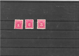CUBA Nº  5 AL 7 TAXA - Used Stamps