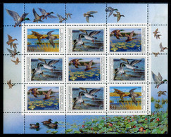 SOVIET UNION 1990 Ducks Sheetlet MNH / **.  Michel 6099-101 Kb - Blocs & Hojas