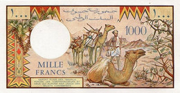 DJIBOUTI  ,   P 37c, 1000 Francs , ND 1991, UNC, 2 Consecutive Notes - Gibuti