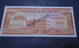 DOMINICAN REP.  ,   P 104s, 100 Pesos , ND 1964, UNC , Specimen, 30% Discount - Dominicana